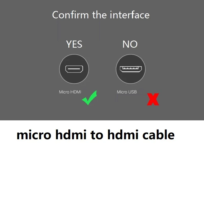 Kabel HD mikro 3D 4K X 2K pria, adaptor antarmuka kompatibel HDMI berlapis emas Premium tinggi untuk ponsel Tablet TV garis adaptor kamera