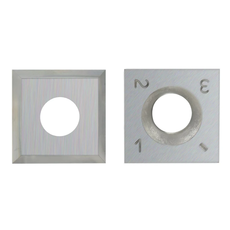 XCAN 15 x 15 x 2,5 mm 30-Grad-Hartmetalleinsätze, Fräser für Holzdrehmaschinen, Drehwerkzeug HT1913 – Detail 5