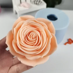 3d Rose-shape silicone mold for cake, chocolate, candle, soap, DIY, aromatherapy, home decoration, craft tools