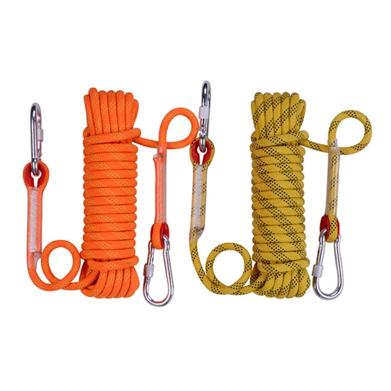 Outdoor Emergency Rope, Climbing Rope, Wear Resistant, High Strength, Hiking, 10m, 20m, 30m, 50m, 12mm Diameter