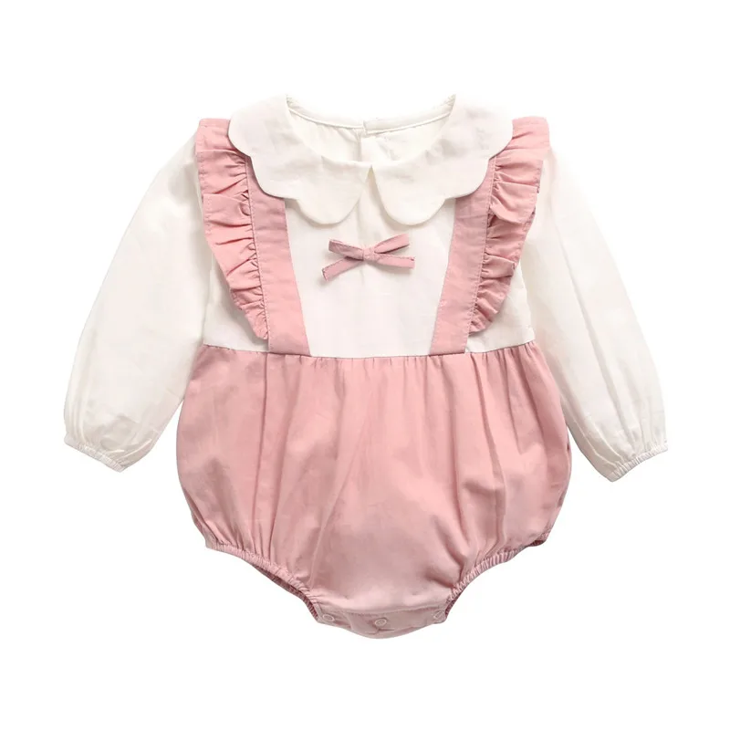 

0-36M Spring/Autumn clothes girl romper new born baby Rompers Kids Infant Jumpsuit baby girls clothing infant onesie costume