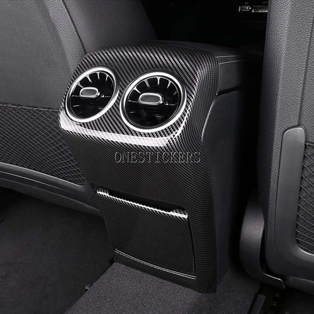 For Mercedes Benz A CLA Class W177 V177 C118 W118 AMG A35/45 CLA35 Car Rear Armrest Box Air Conditioning Outlet Cover Trim Frame