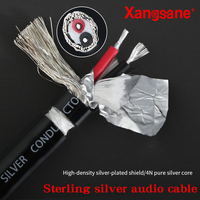 Xangsane XS-1101Ag hifi rca cable 4N single crystal pure silver HiFi xlr cable balance line over machine engineering line