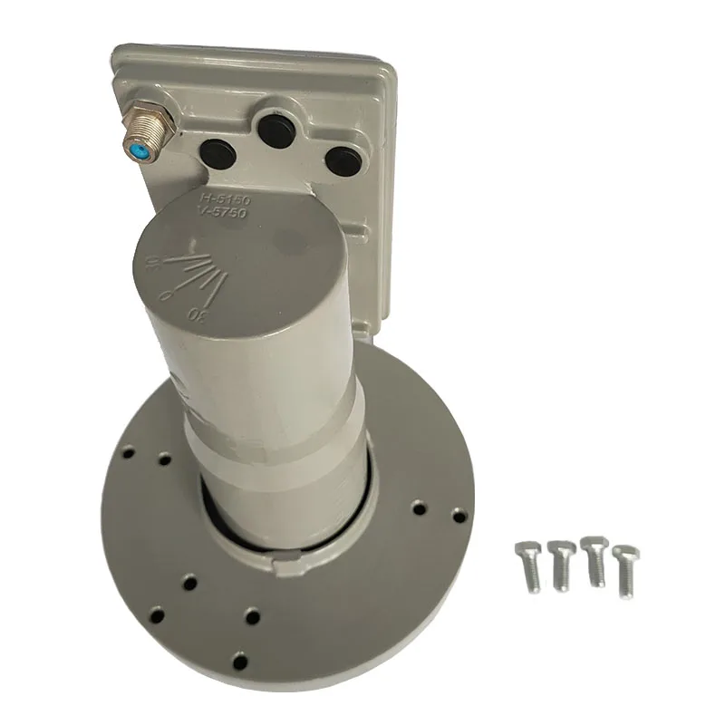 Universal C Band Single LNB DRO 3.7-4.2GHz Anti-interference LNBF with Holder Single Solution Lnbf Low Noise 0.1dB High Gian