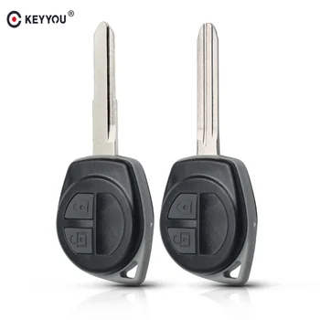KEYYOU For Suzuki Igins Alto SX4 Vauxhall Agila 2005 2006 2008 2009 2010 원격 자동차 키 Fob 쉘 HU133R TOY43 블레이드 버튼 패드