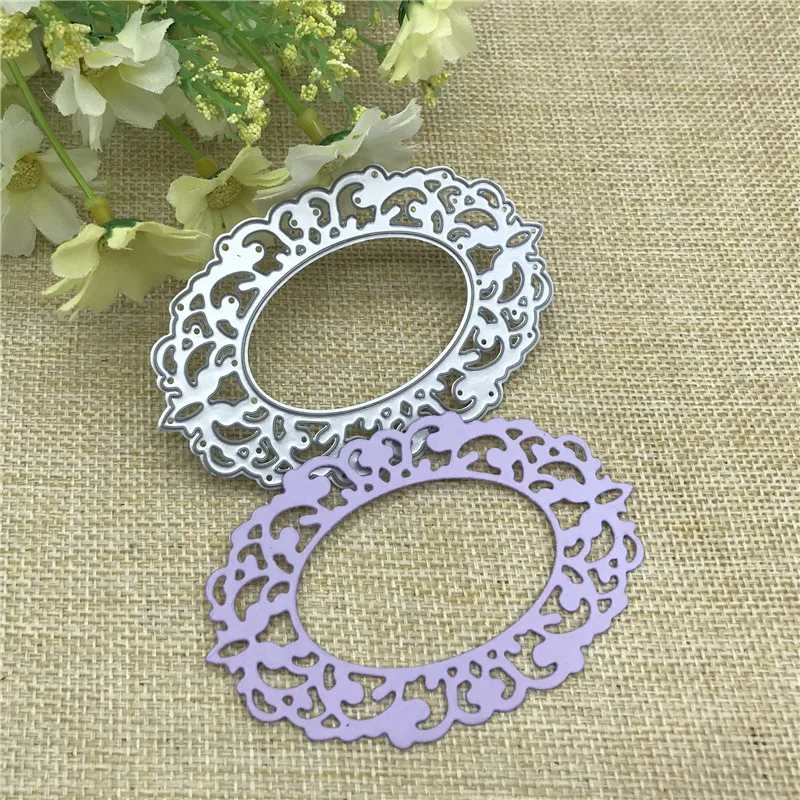 Frame Lace Metal Die Cutting For Household DIY Scrapbooking Photo Album Decorative Embossing Folder Paper Cards