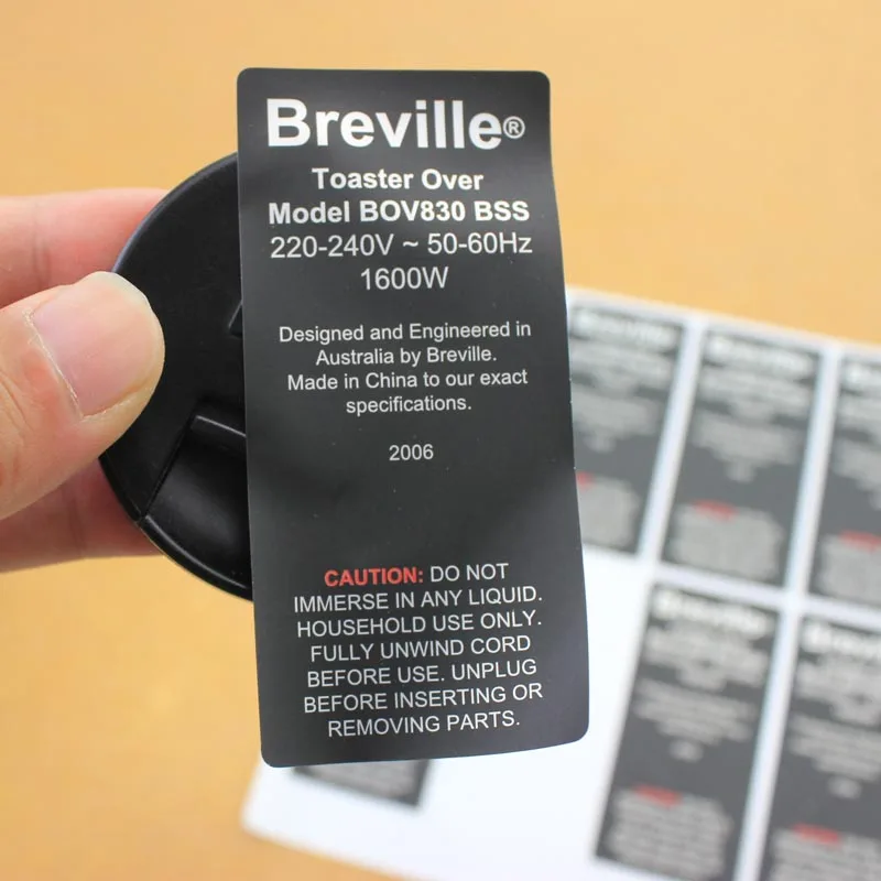 100% Fabriek Label Fabrikant Rfid Label Zelfklevende Sticker Waterdicht Barcode Label Voor Kleding