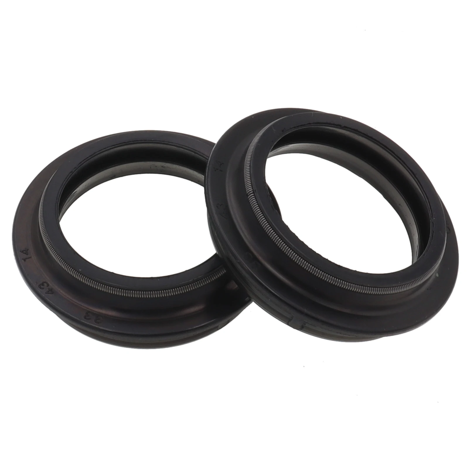 1 Pair 33x43x14 33x45x13 Motorcycle Front Fork Damper Oil Seal Dust Cover