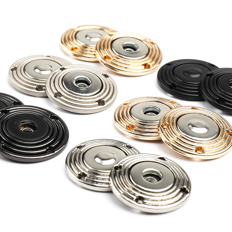 5 Pcs 23/25mm Magnetic Snaps Purse handbag Clasp Quality Metal Button DIY Bag Craft
