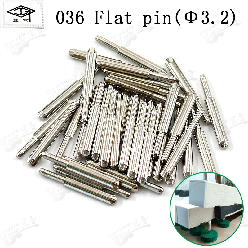 piano tuning repair tool Piano keyboard 036 flat pin 039 round pin spare parts