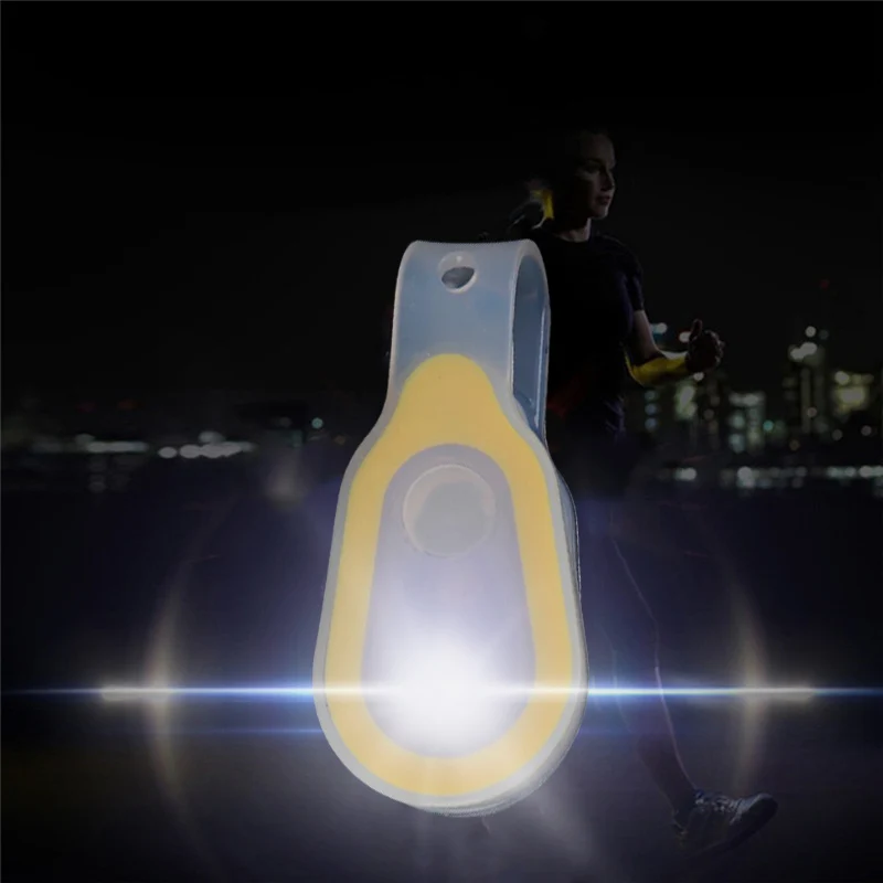 Outdoor Running Warning Light Night Running Light Hands-free LED Flashlight Clip On Clothing Magnet Safety Nursing Night Light