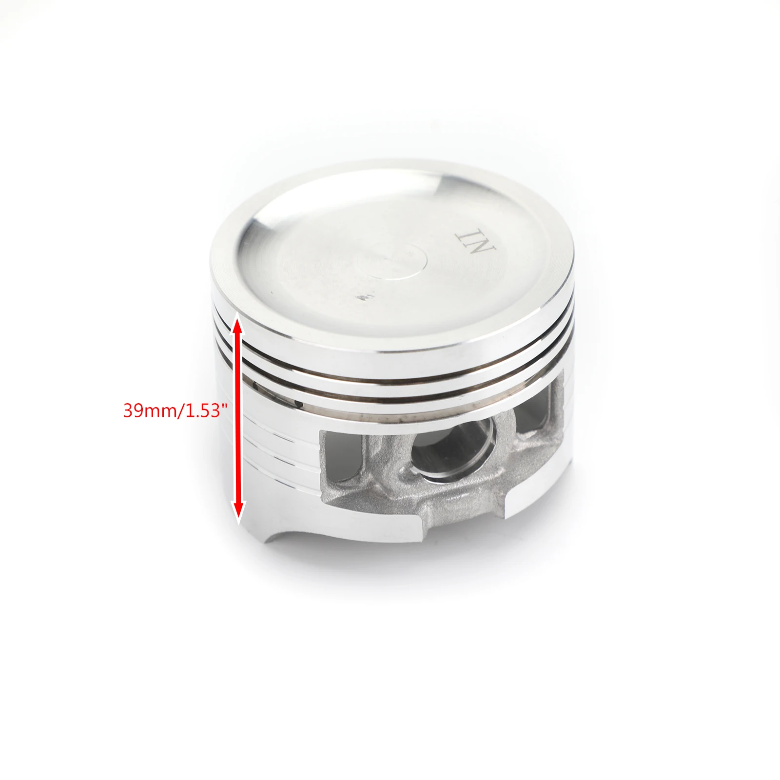 Artudatech 52.4mm Piston Rings Pin Kit For Honda MSX125 Grom Msx Innova Wave 125 2003-2019
