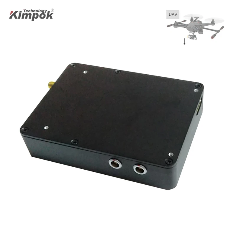 10 ~ 20km 미니 COFDM HD 비디오 송신기, UAV / UGV 무선 비디오 링크 용, 1W RF 전원