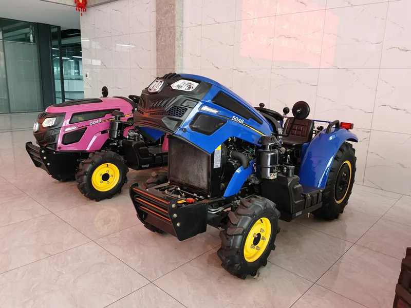 จีน Hydraulic สวนสี่ล้อรถแทรกเตอร์ Micro Orchard เรือนกระจกเครื่องรถแทรกเตอร์การเกษตร