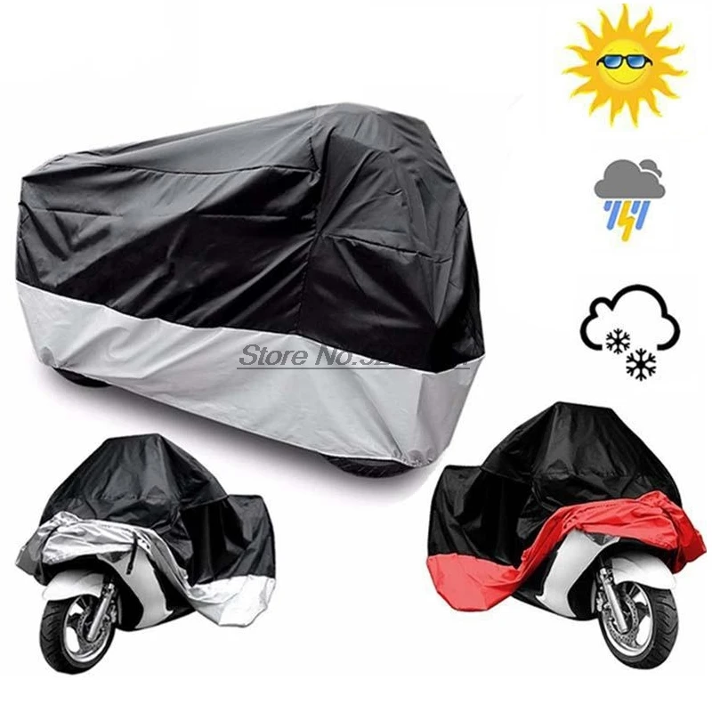 

Motorcycle cover UV anti Waterproof for Motorcycle Cover Motorcycle Cover Rain Kawasaki Zxr Fairings Honda Shadow Vt 1100 Poncho