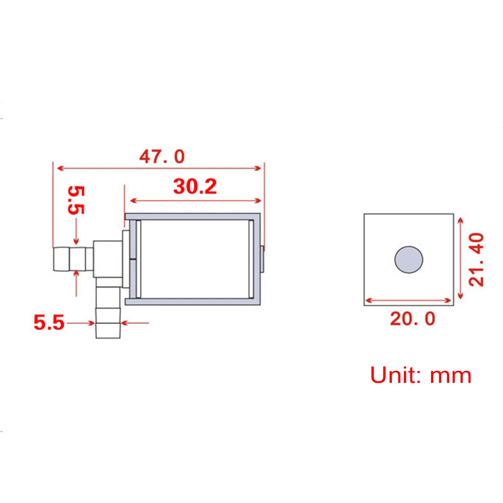 Micro Electric Solenoid Valve DC 6V /12V /24V Normally Closed Mini Water Air Valve Miniature Bleed Valve Controller Switch N/C