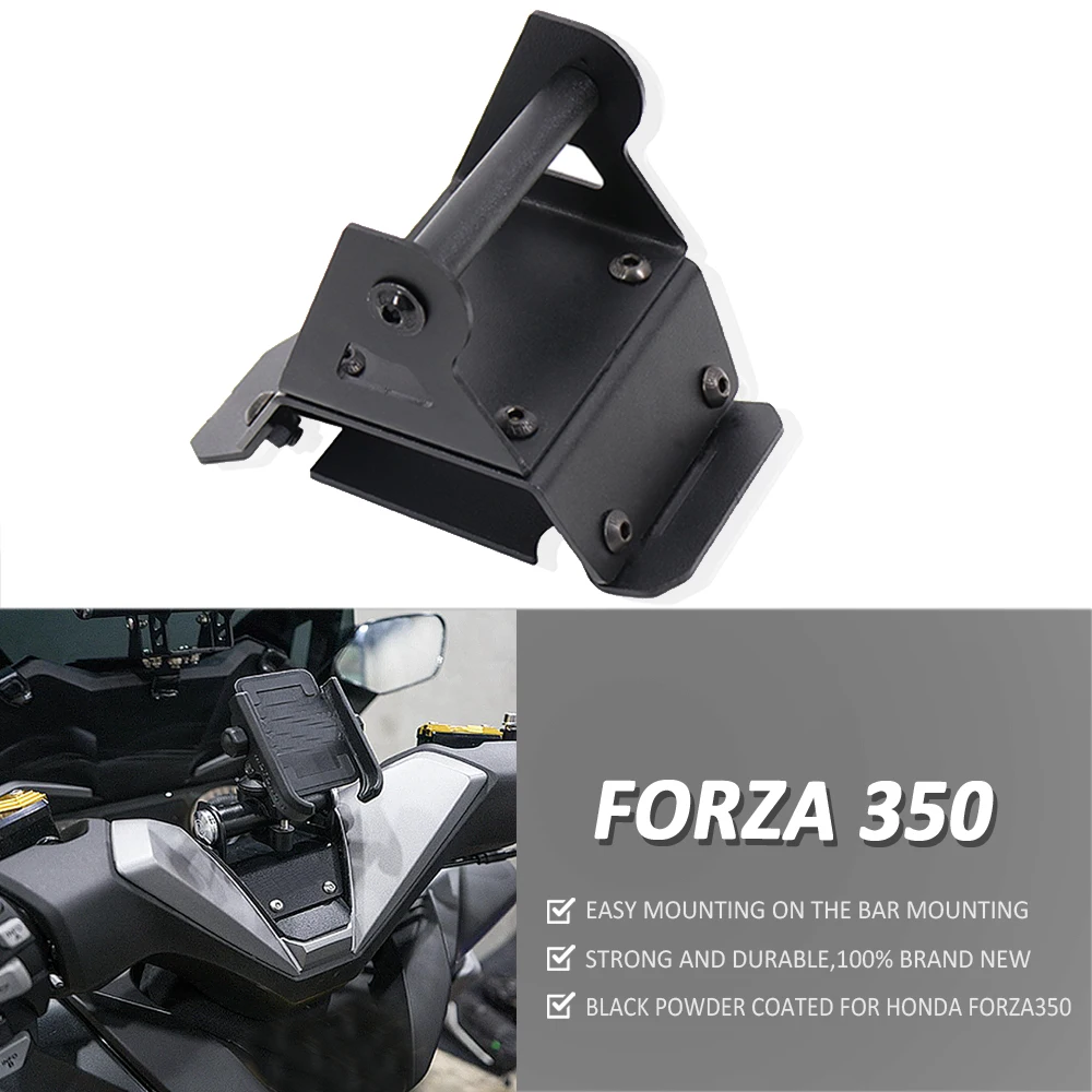 

For Honda Forza 350 2020 2021 NEW Motorcycle Front Phone Stand Holder Smartphone Phone GPS Navigaton Plate Bracket