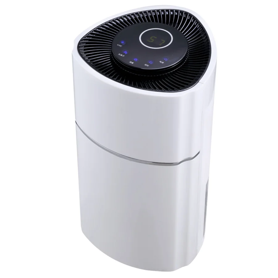 

2.4L Capacity Digital Air Dehumidifier Anion UV Low Energy Air Purify For Home Wardrobe Bathroom Kitchen EU