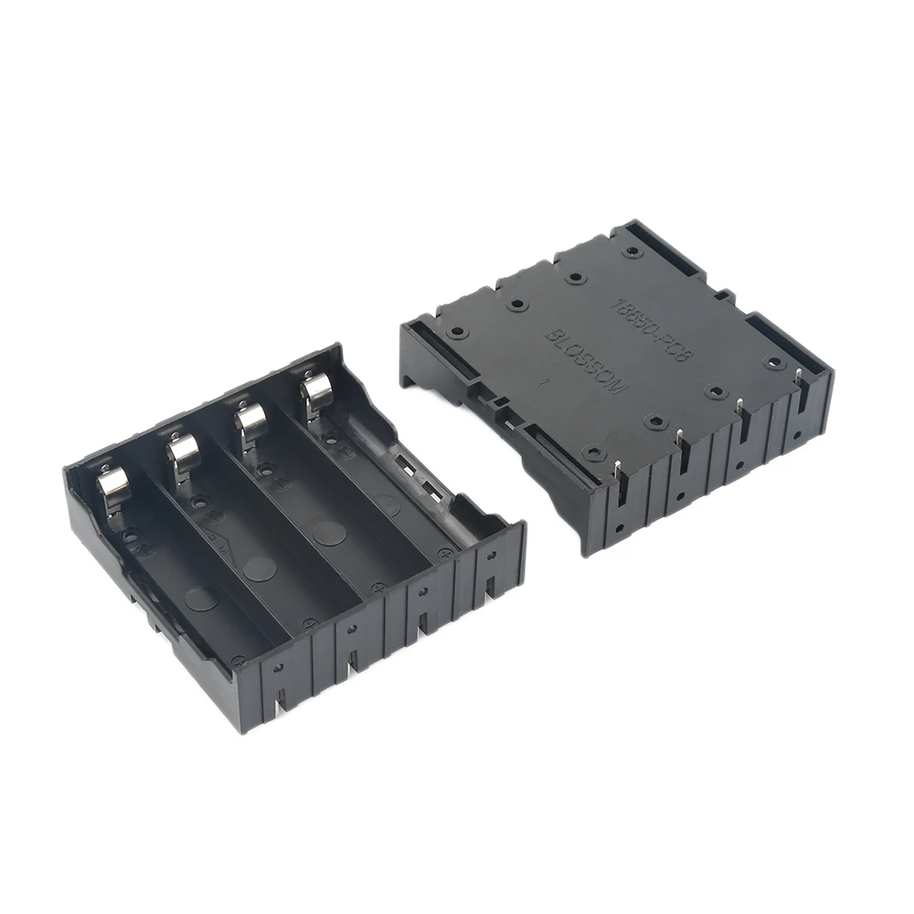 30pcs/lot MasterFire Plastic 18650 Battery Holder Storage Box Case with Pins For 4 x 18650 Lithium Batteries Cover Container