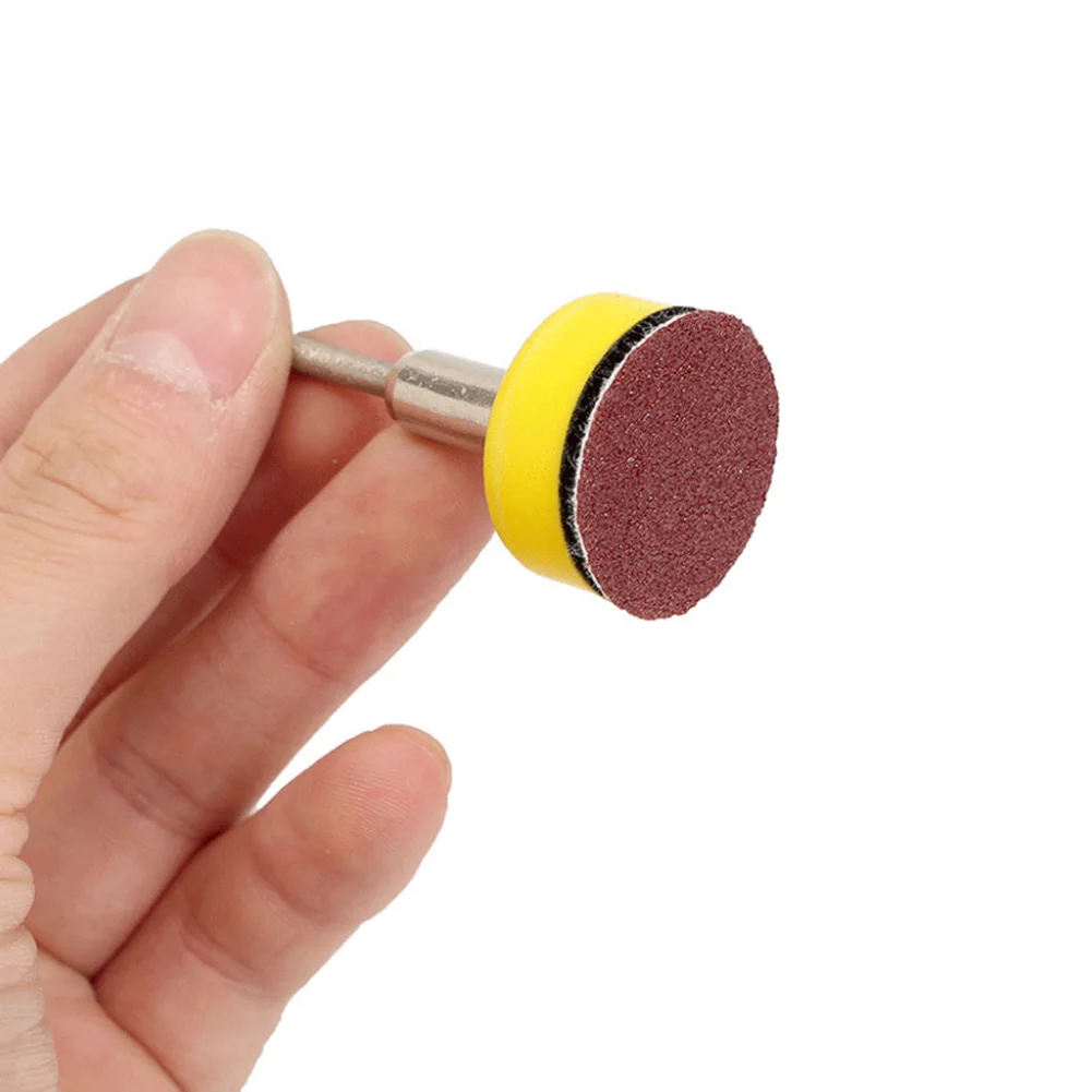 100 Chiếc 1 Inch 25Mm Dụng Cụ Đánh Bóng Chất Lượng Cao CHÀ NHÁM ĐĨA + 1 "Chất Mài Mòn Móc & Vòng Lặp Backer tấm + 1 Góc Vít Bộ