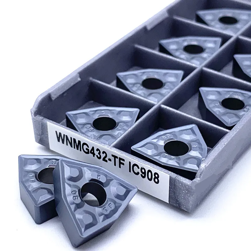 WNMG080408 TF IC907 IC908 External Turning Tools Carbide insert WNMG 080408 Lathe cutter Tool Tokarnyy turning insert