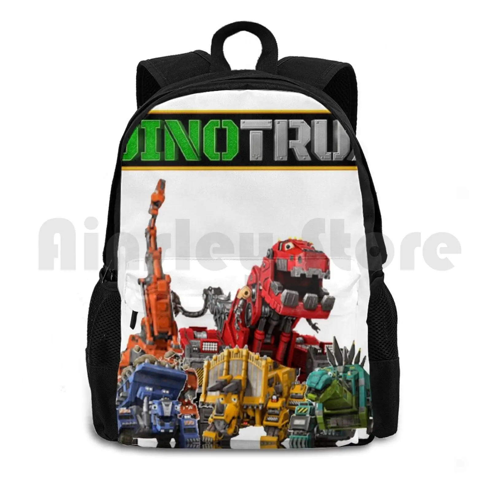 

Dinotrux Cartoon Kids Show Outdoor Hiking Backpack Waterproof Camping Travel Dino Trux Dinotrux Cool Dinotrux Kids Dinotrux