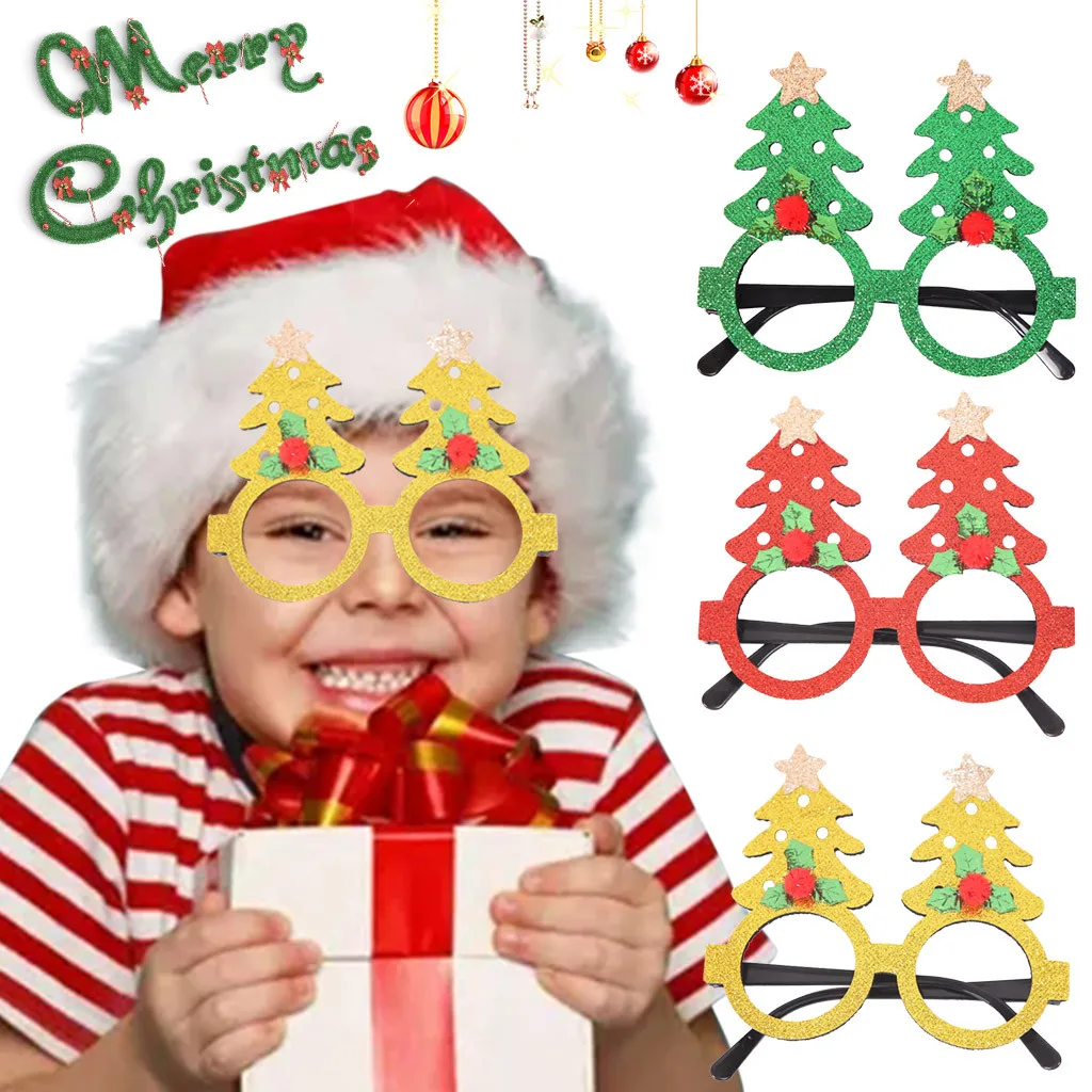 Christmas Decoration Adult children Cartoon Party Glasses Frame Atmosphere decoracion navidad addobbi natalizi ornaments 2020