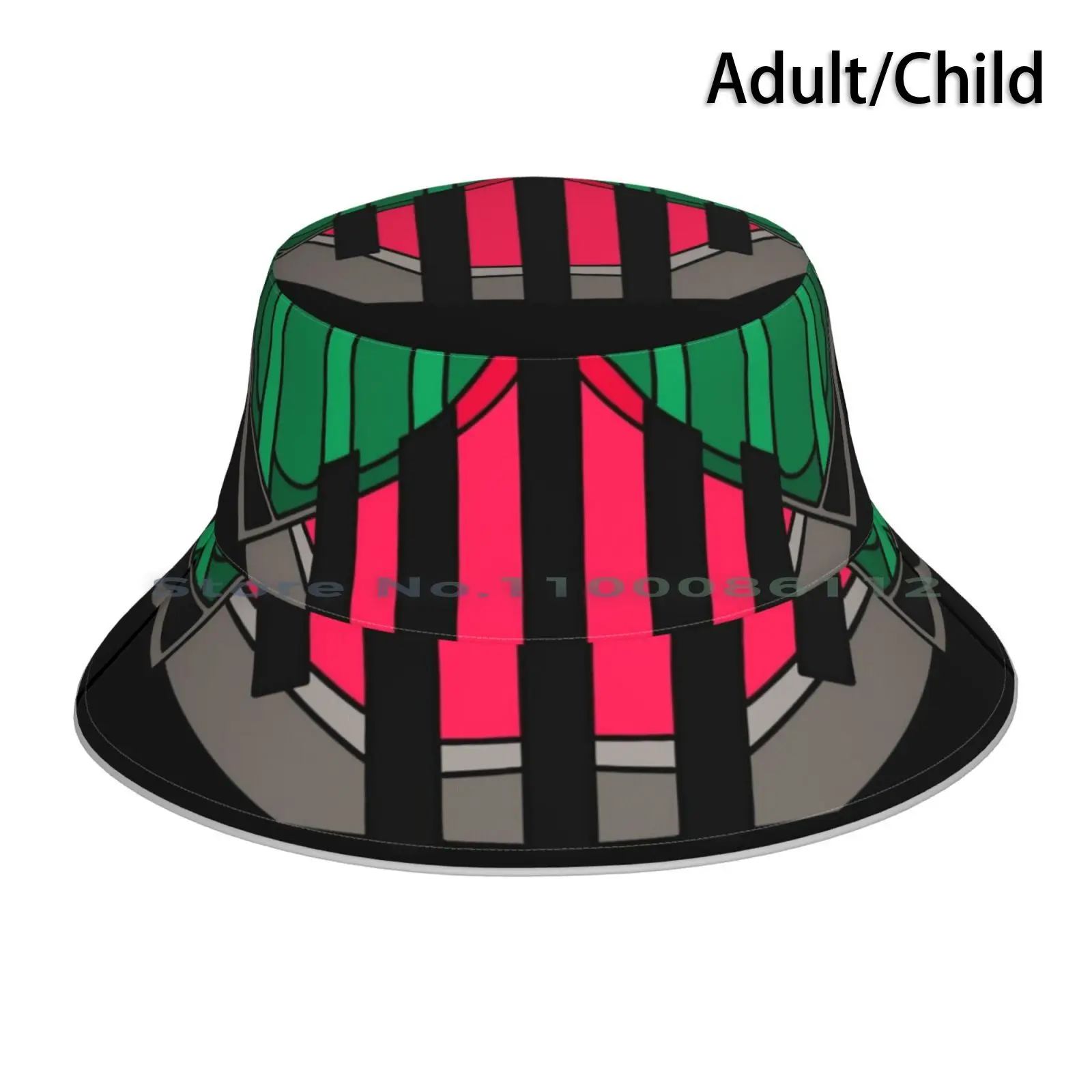 Community Heroes-Decade Bucket Hat Sun Cap Kamen Rider Decade Kadoya Tsukasa Foldable Outdoor Fisherman Hat