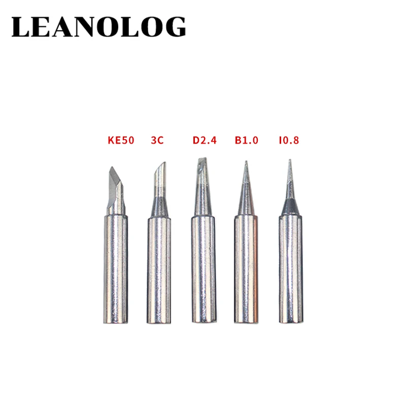 5PCS I+B+K+2.4D+3C Universal 936 937 938 For Soldering Station Solder Iron Welding Tip Head Top Sting Soldering Tips Tools