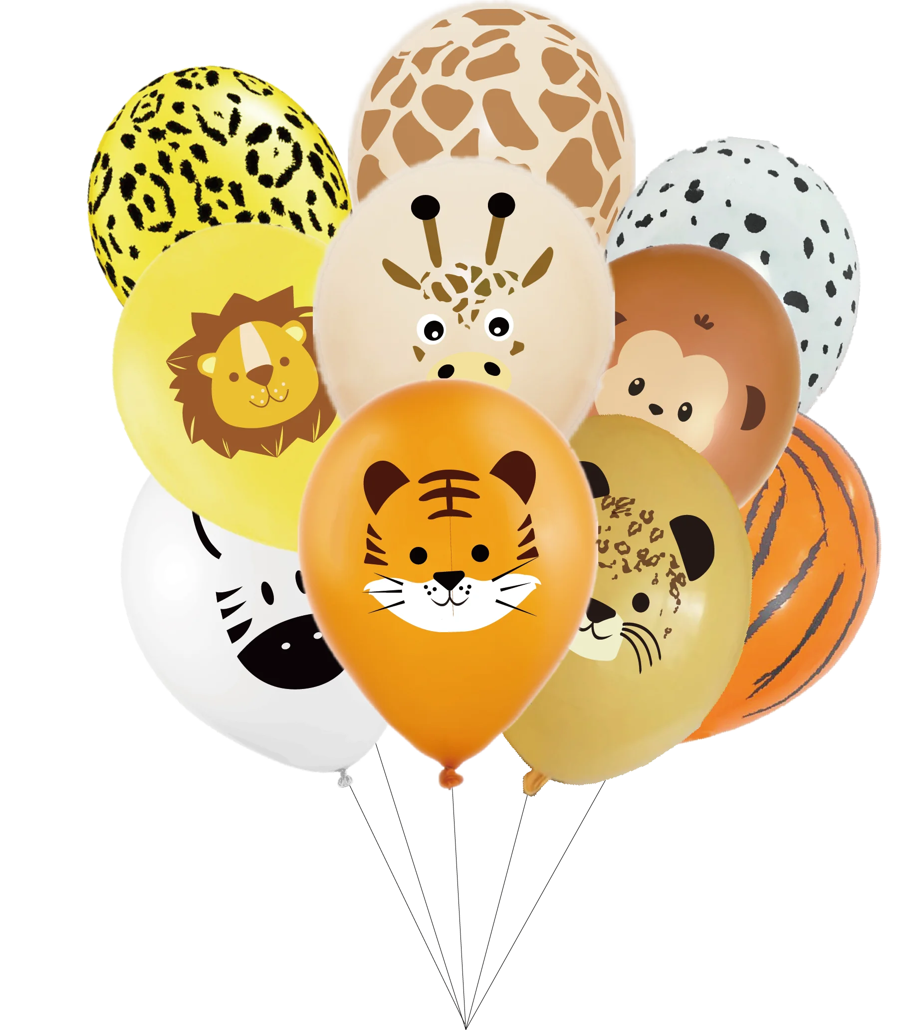 

7pcs animal latex balloon series birthday party baby shower baptism wedding holiday venue decoration children's toys