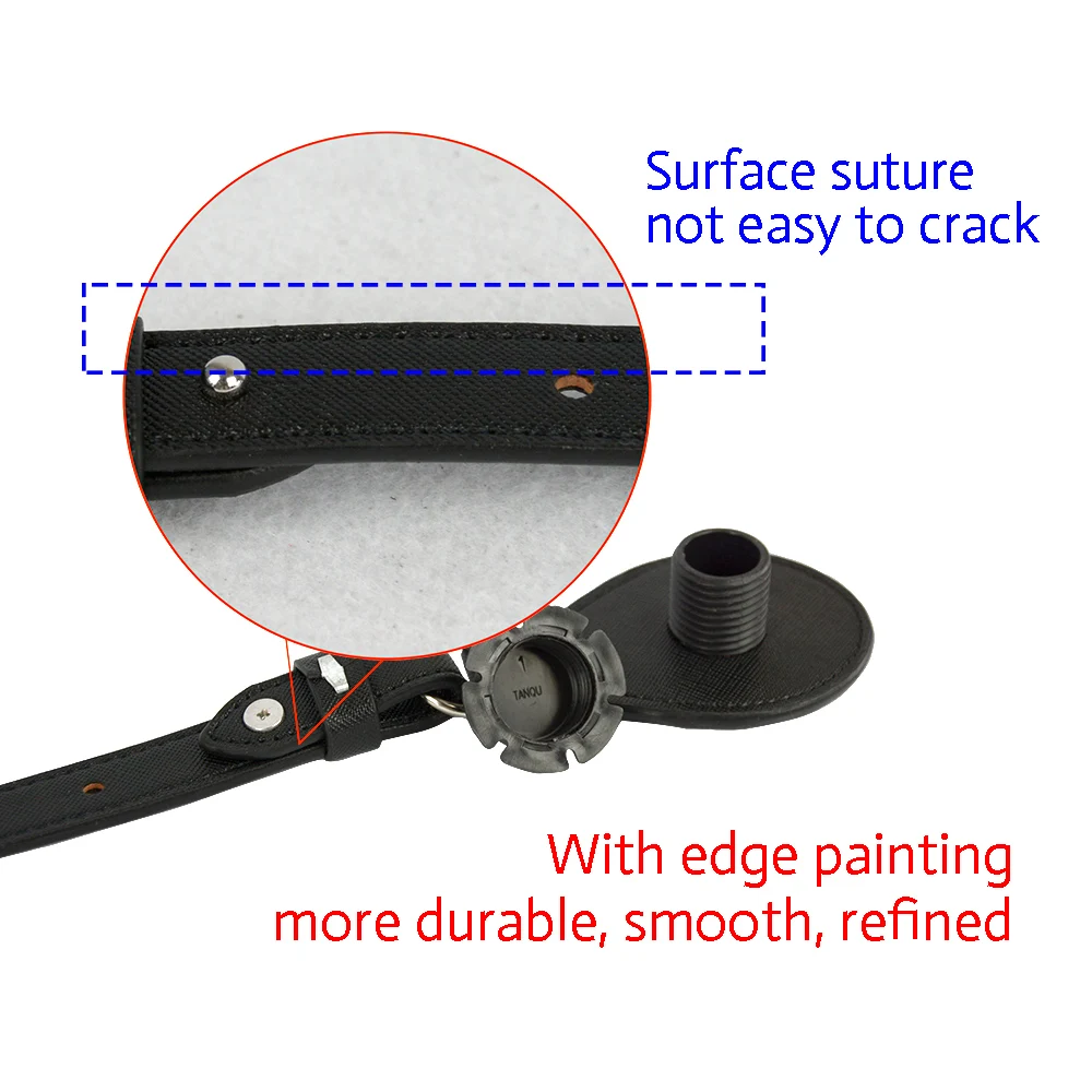 2022 New Bidirectional Adjustable Length Flat Leather Belt Handles with Drops for Obag Basket City Chic Women Handbag O Bag