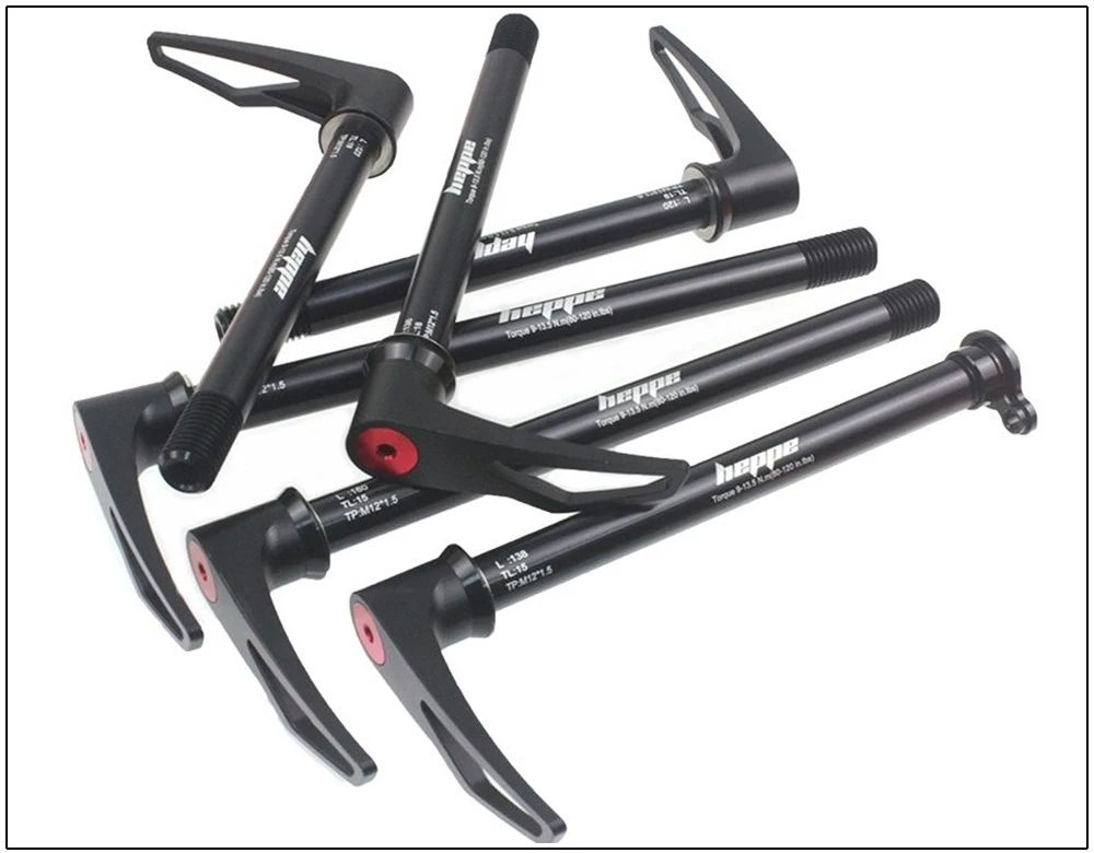 HEPPE MTB Rennrad Steckachse Vorderradgabel Welle Spieß 12x100 12x110 Hintere Steckachse 12x142 12x148 Schnellspanner M12xP1.0/1.5/1.75 – Detail 20