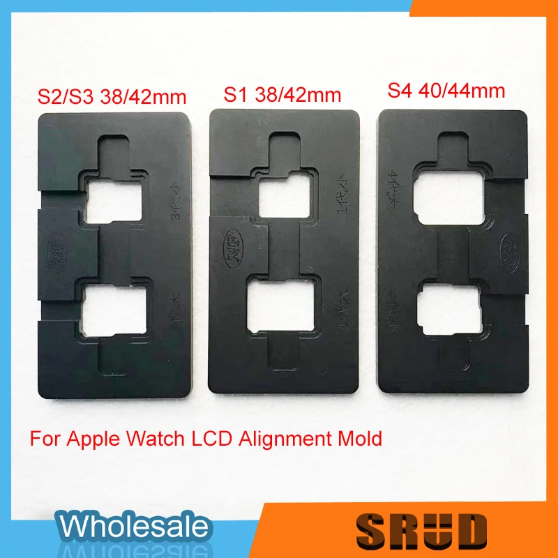 Aluminium Alignment Metal Mould For Apple Watch 1 2 3 4 38mm 40mm 42mm 44mm LCD Touch Screen Glass OCA Laminate Alignment Mold