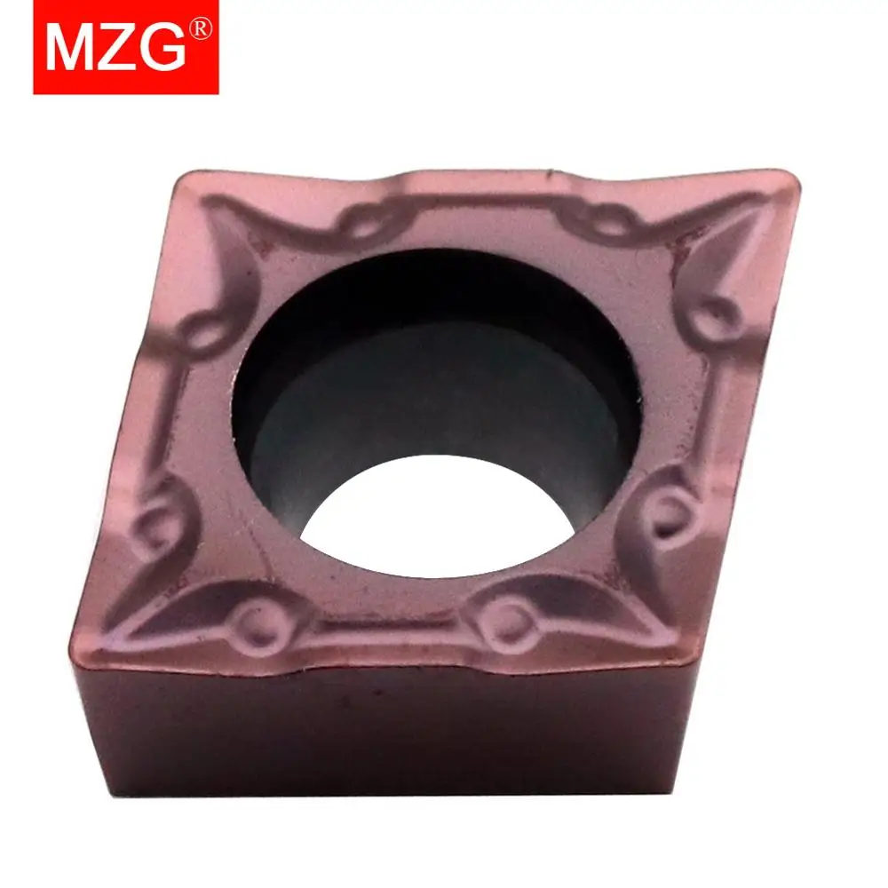 MZG 10PCS CCMT 0602 09T3 04 08 TM ZP152 External Internal Boring Turning CNC Lathe Cutting Tools Carbide Inserts