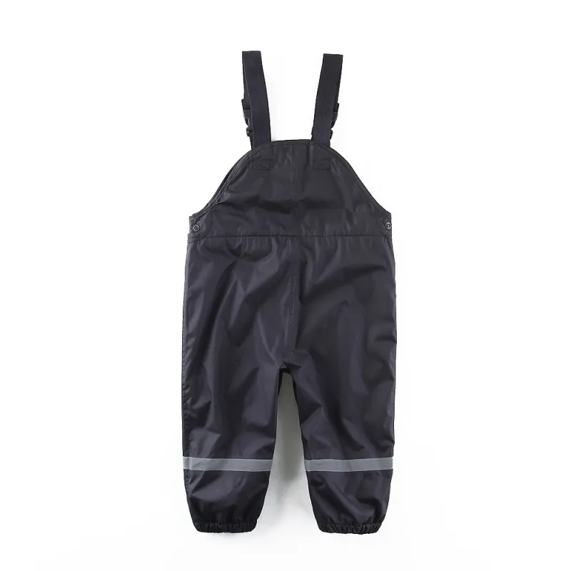 2 pairs for 1 price! Rain  snow baby kids pants with fleece inside warm  with suspenders coverall warm waterproof  boys girls