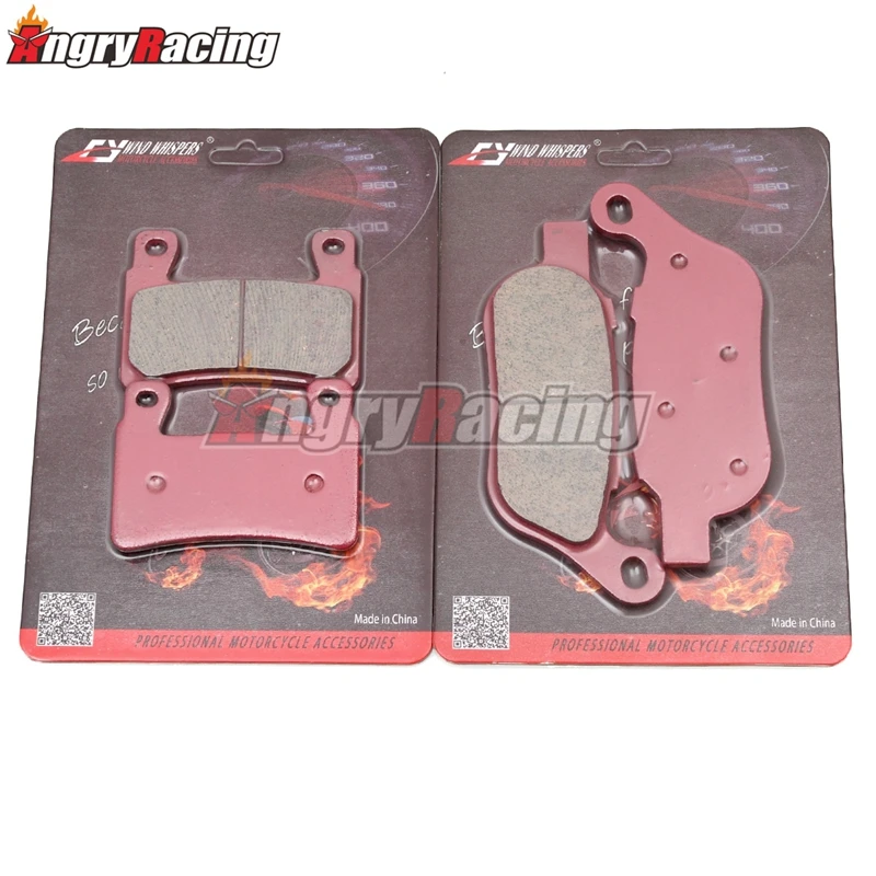 Ceramics Front Rear Brake Pads For Harley Softail Slim 1584 (15) 1690 (15-17) FLSS 1800 S (16-17) FXSB Breakout 1584 (15) 1690