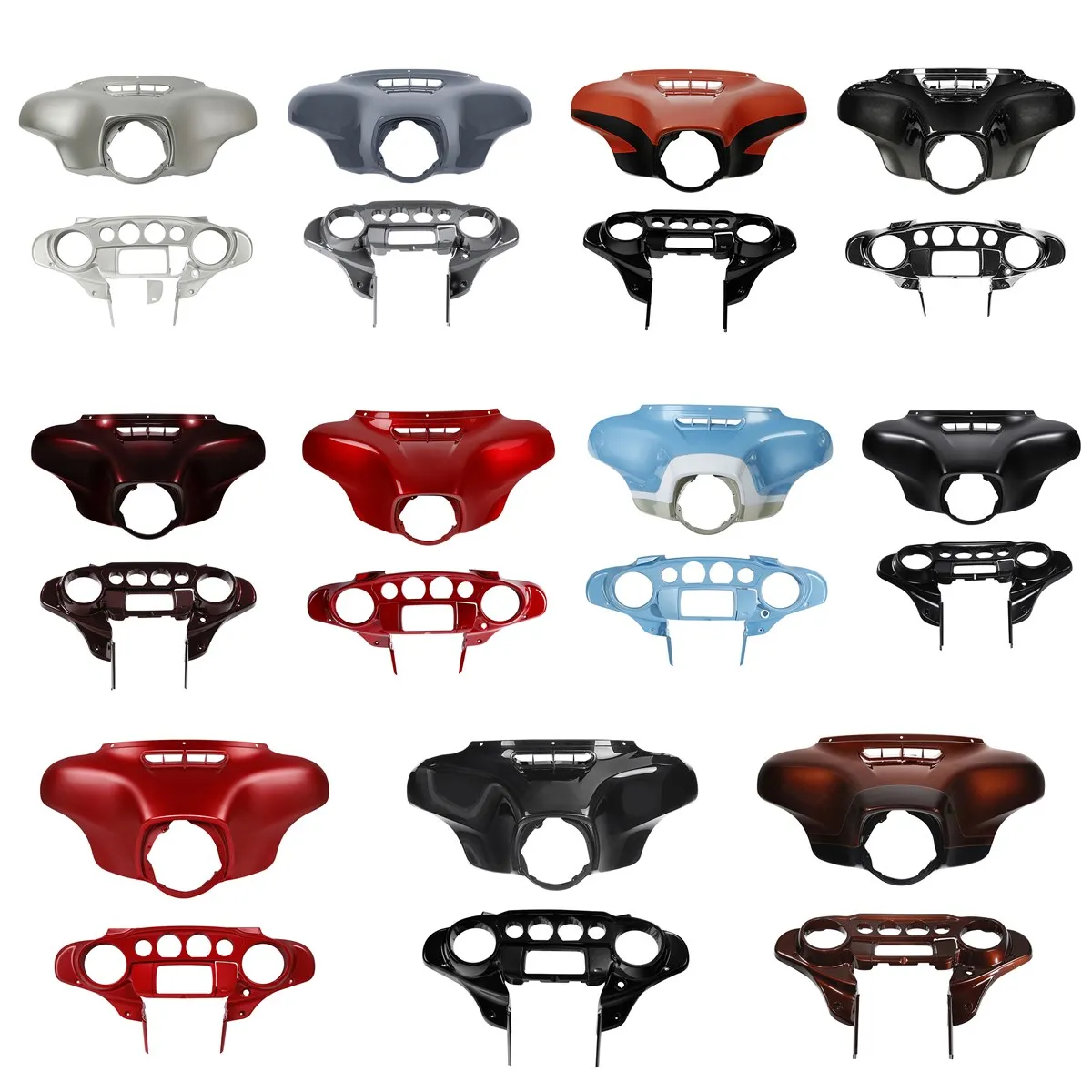 

Batwing Inner Outer Cowl Fairing For Harley Touring Street Electra Glide Ultra Limited Tri CVO 2014-2022 Motorcycle