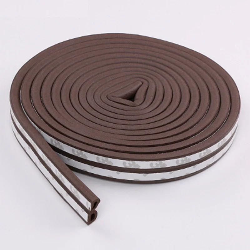 10M Type DIEP Self Adhesive Door Sealing Strips Self Adhesive Window Soundproofing  Waterproof Dustproof Sound Insulation Tools