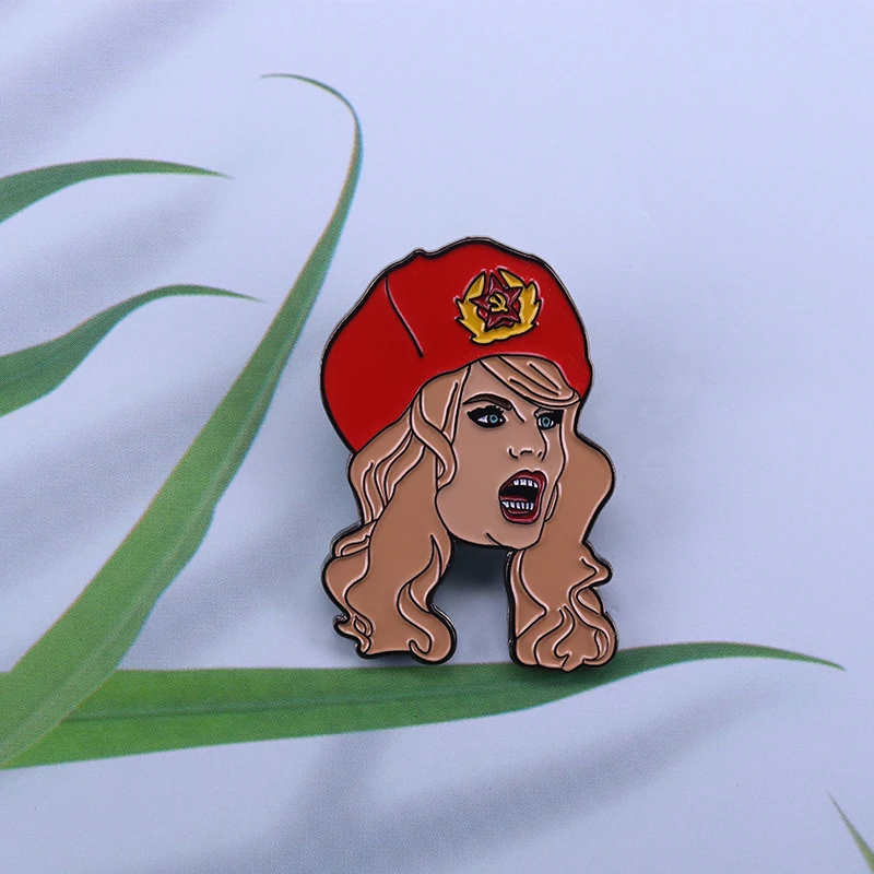 Katya Zamolodchikova Brooch RuPaul's Drag Race Enamel Pin Brian Joseph McCook Badge dragqueen decor