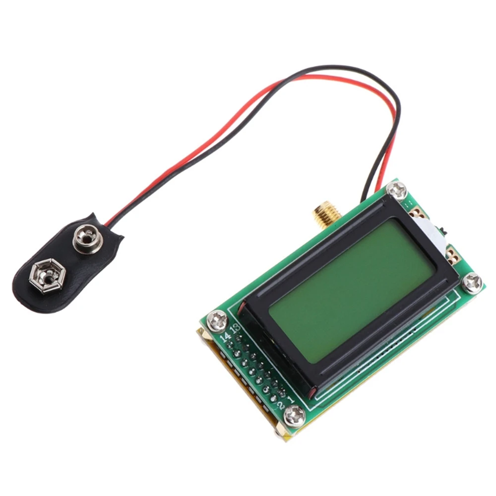 High Accuracy 1-500MHz Frequency Counter Tester RF Meter Module Measurement Module LCD Display with Backlight