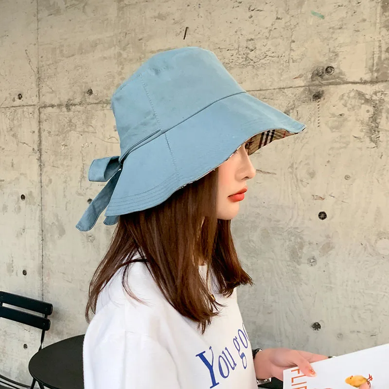 2021 spring Women\'s bucket hat Unisex Bob Caps Hip Hop Gorros Men\'s panama Summer Hat Beach Sun Fishing boonie fashion solid cap