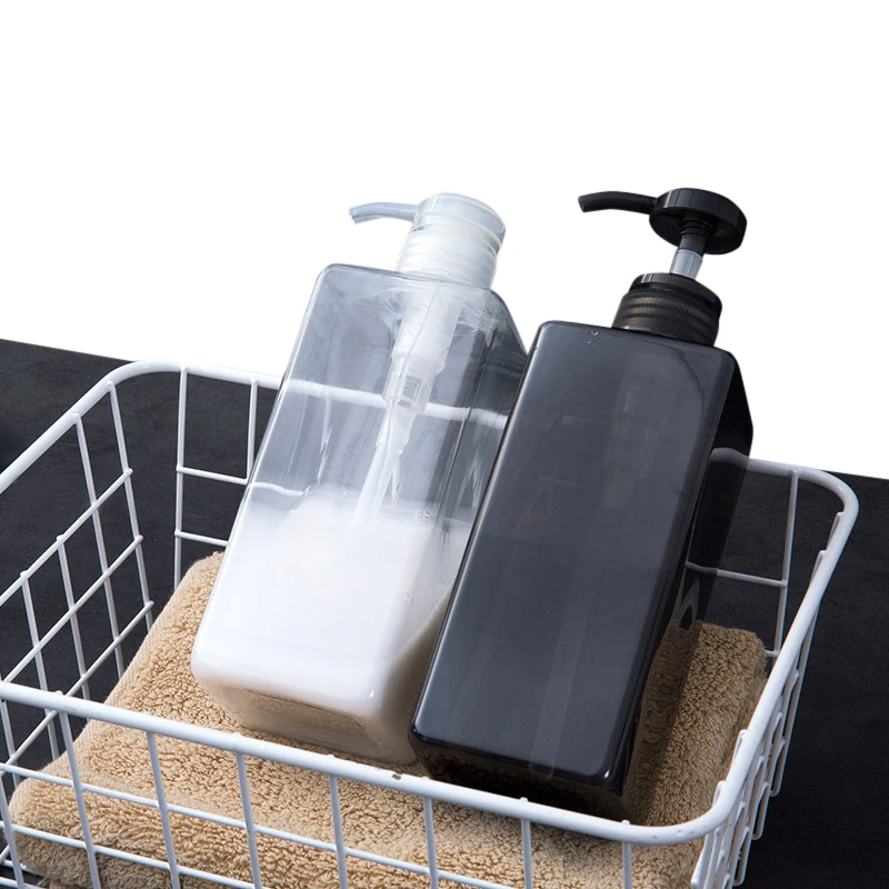 XZJJA 600 мл пресс-типа прозрачные диспенсеры для жидкого мыла насос для ванной шампуня гель для душа бутылка для дезинфицирующего средства для рук контейнер