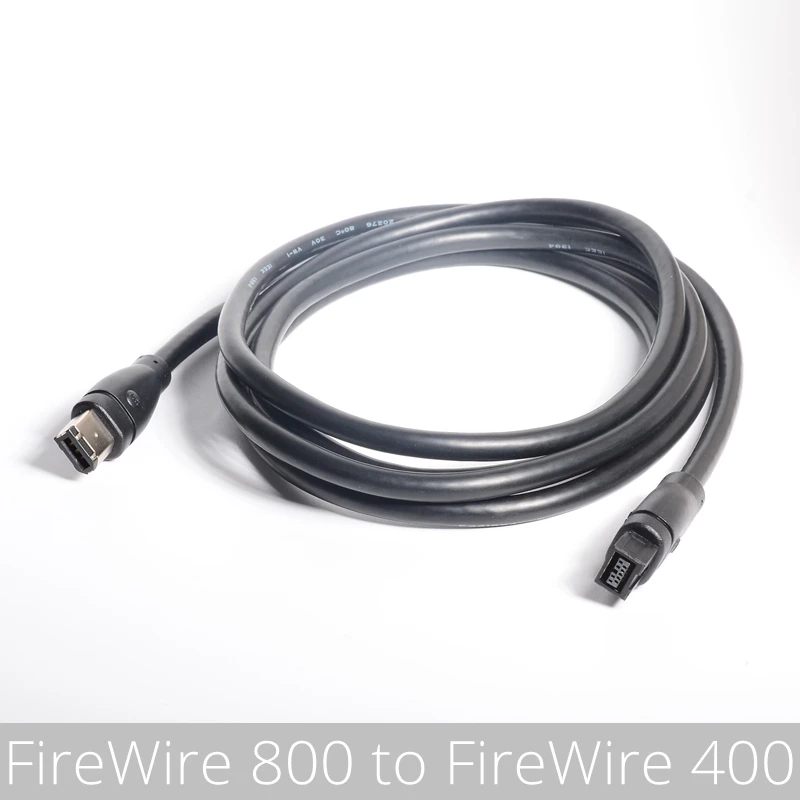 FireWire-Cable de 9 a 6 pines, 800 a 400, 6 pines, 6 pies, 1,8 M, 3M, 5M IEEE 1394 Firewire 800, Cable de 9/6 pines, 6 pies (9 pines a 6 pines)