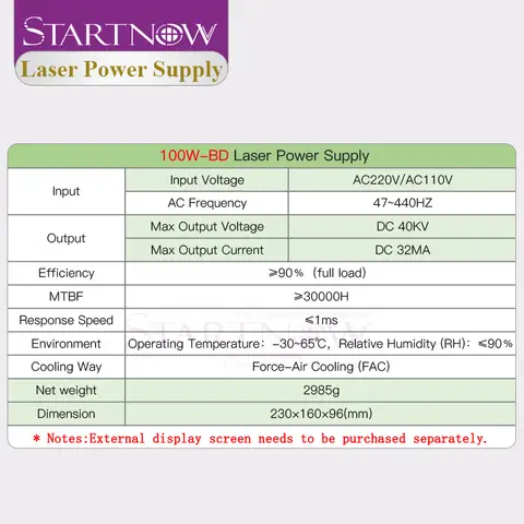 9 best sales CO2-laserrör 100W - №6