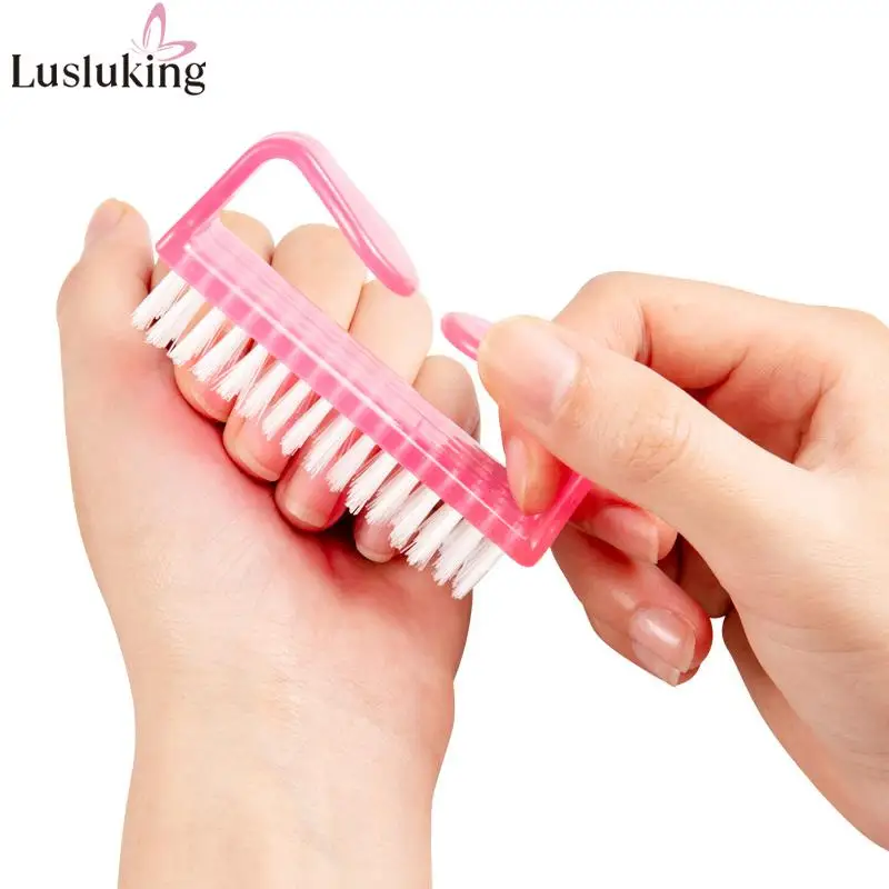 

Nail Cleaning Nail Brush Tools File Nail Art Care Manicure Pedicure Soft Remove Dust Small Angle Clean Brushes