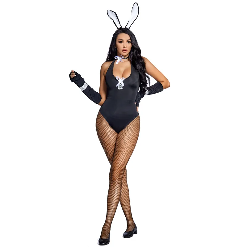 

Halloween Sexy Bunny Girl Cosplay Costume Nightclub Bar Party Anime Exotic Kawaii Rabbit French Maid Erotic Lingerie