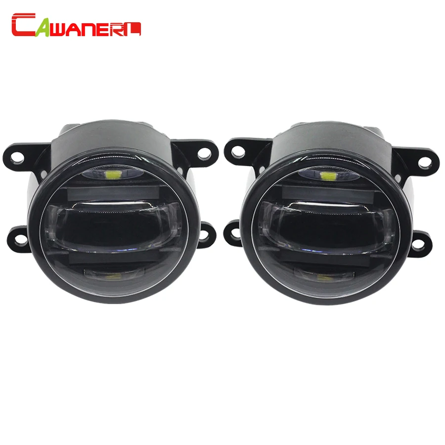 

Cawanerl 2 Pieces Car Styling Fog Light LED DRL Daytime Running Lamp High Lumens For Dacia Duster Sandero Solenza Logan