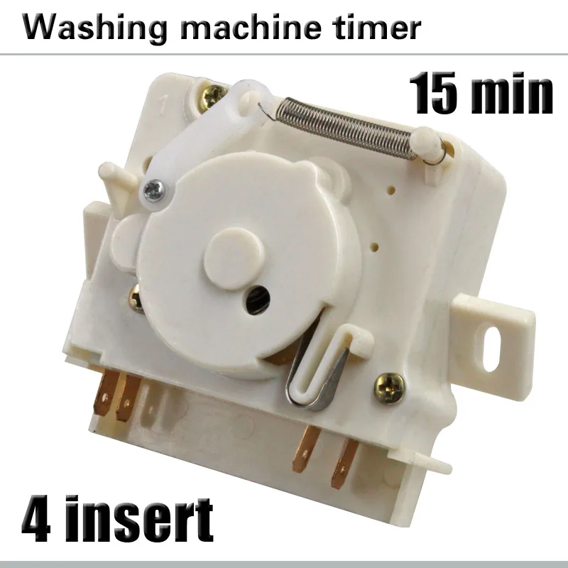 Semi-automatic two-cylinder washing machine timer 4 inserts 45 degree inclined ear timer