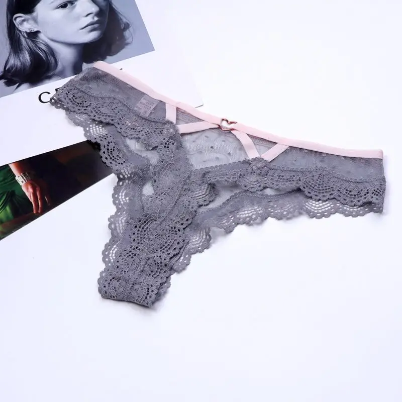 2026 Sexy Kanten Slipje Vrouwen Hart Lage Taille Onderbroek Holle String Vrouwelijke Naadloze Ondergoed Interesse Lingerie