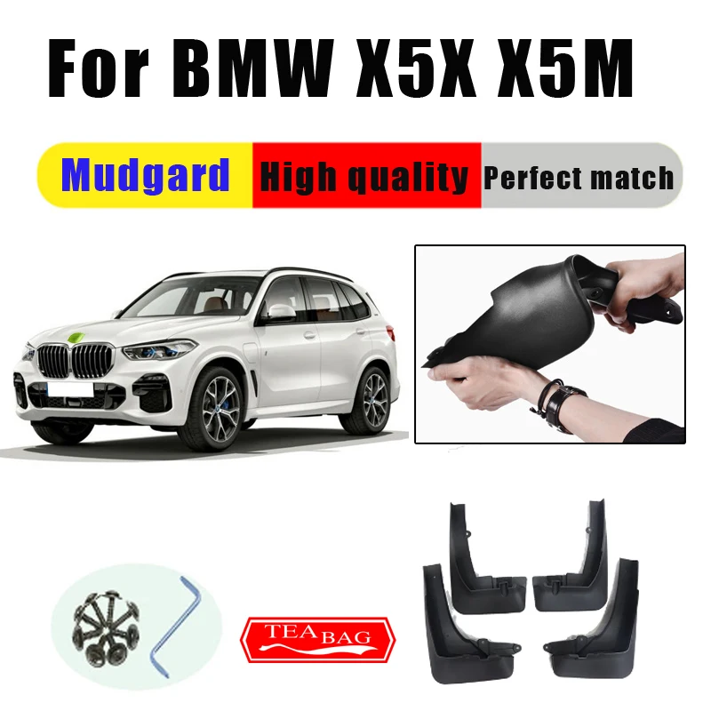 

Mud Flaps For BMW X5X X5M Sport 2019-2021 G05 Mudguards Fenders Splash Guards Car Accessories Auto Styline 4 PCS